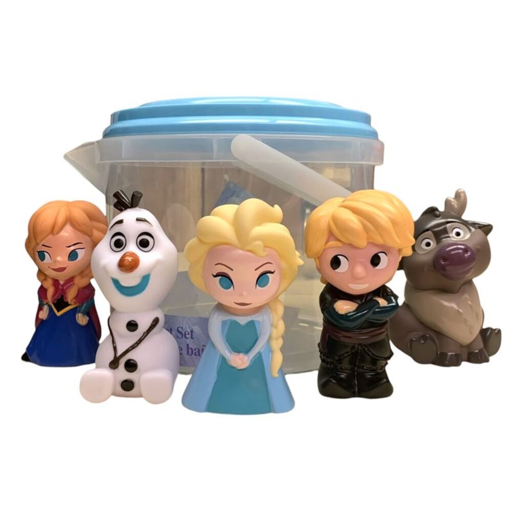 Licensed Character 5 Piece Bath Squirter Bucket Set - Frozen